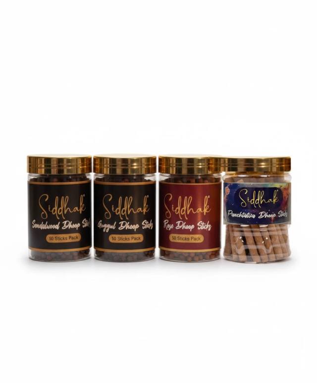 Dhoop Sticks Combo (4 Fragrances)